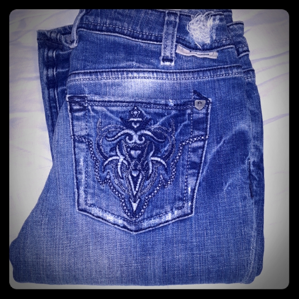 J & Company distressed blue Jean's size 25